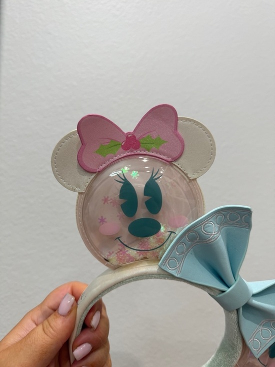 NEW Disney Loungefly Mickey & Minnie Snowman Ears main image 9